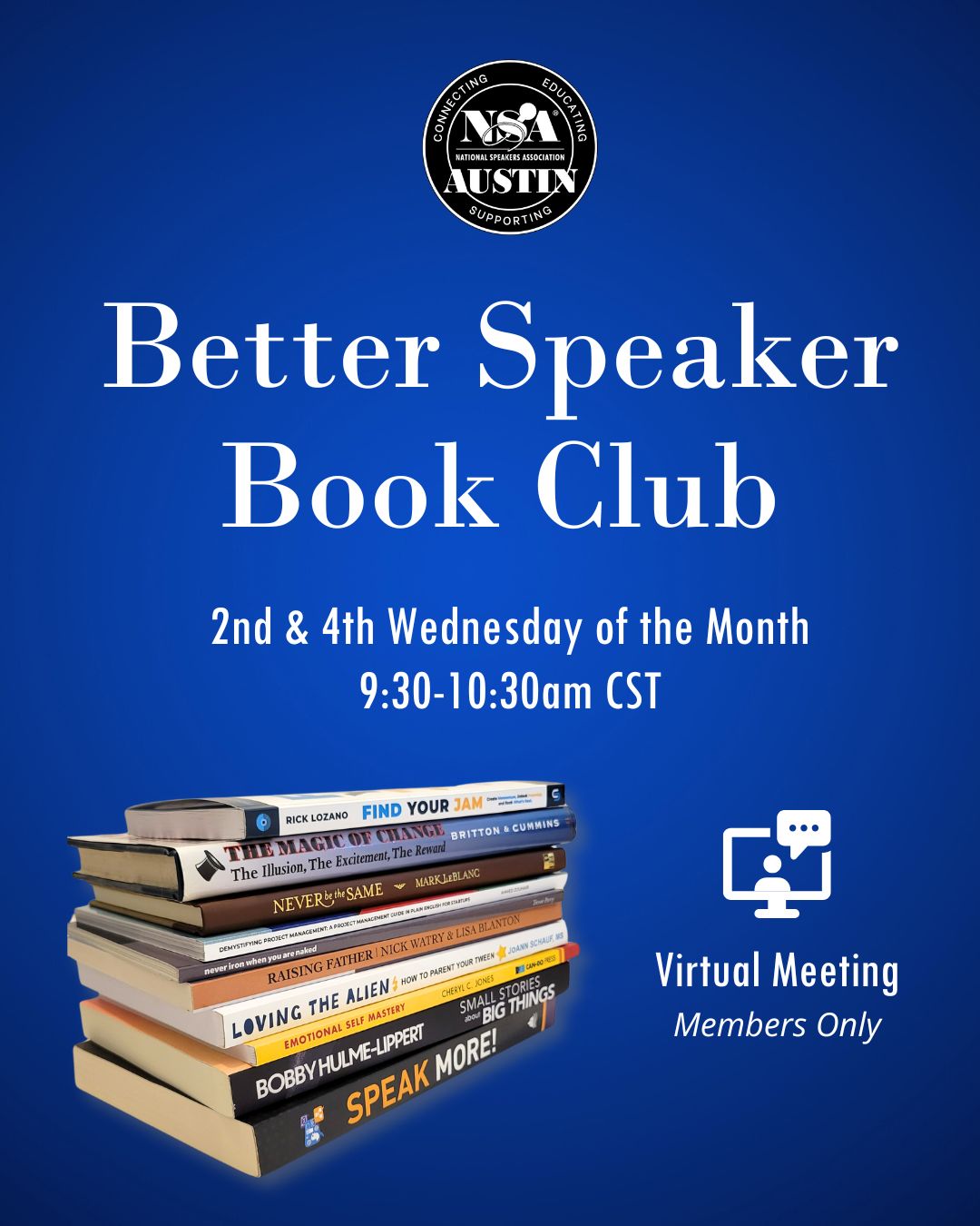 Virtual Book Club, September 24, 2025 NSA Austin
